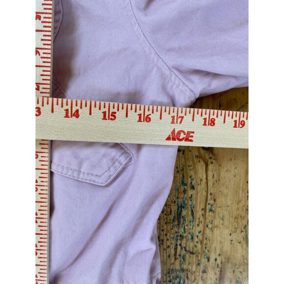 Coffeeshop New York Womens Pink Hooded Jacket M 100% Cotton Heavy Pockets - Picture 7 of 8